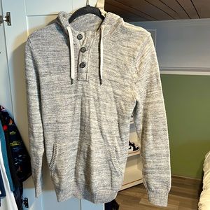 Quarter button up sweater